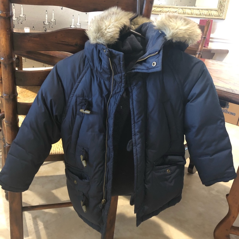 Crewcuts Winter Coat Children Size 4/5 Navy Blue